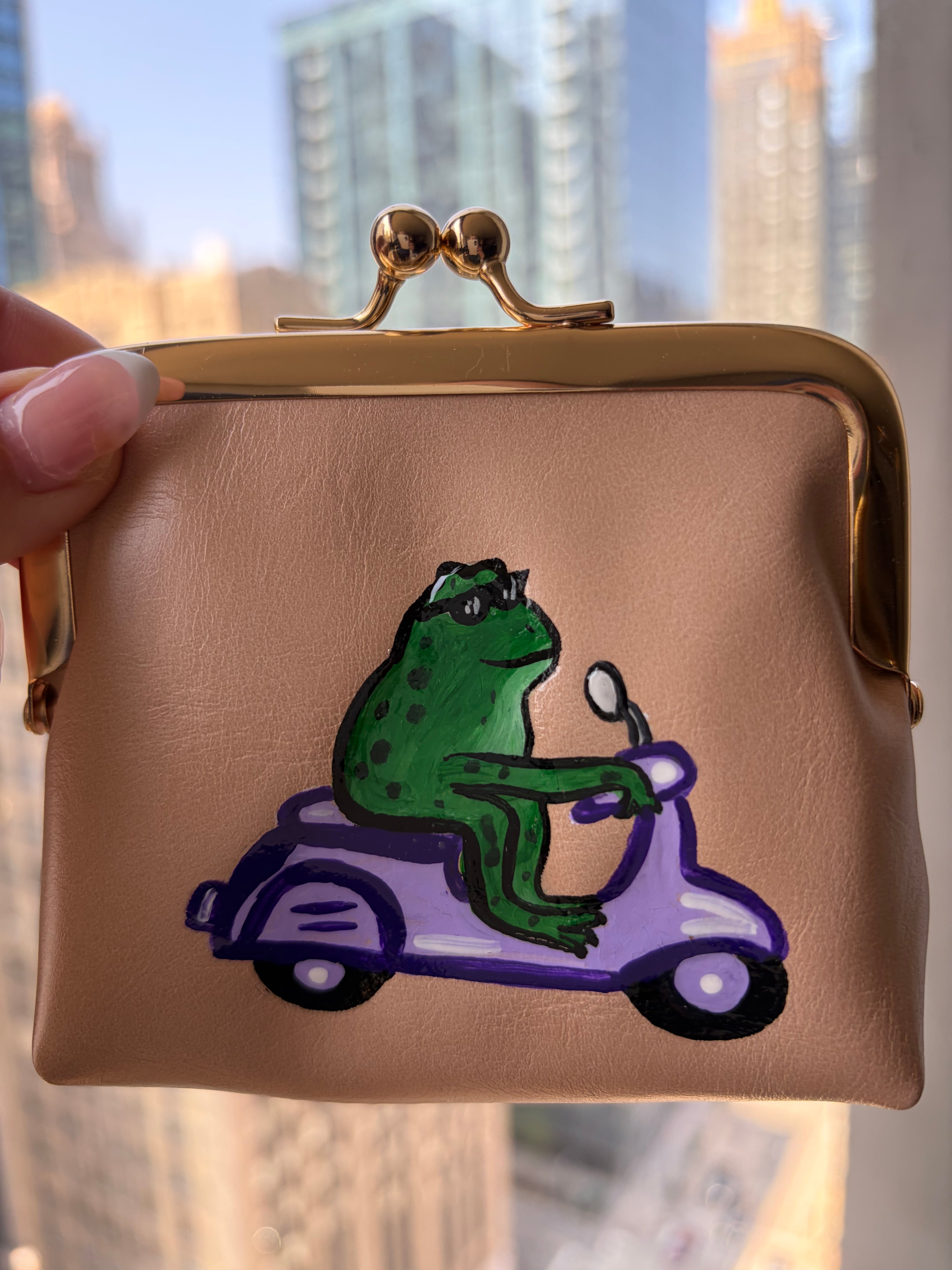 Frog on Scooter